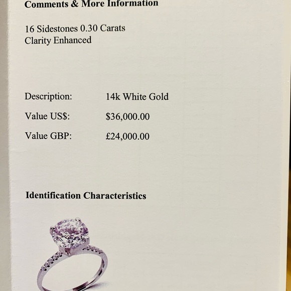 7.5 ct diamond ring - Picture 6 of 6